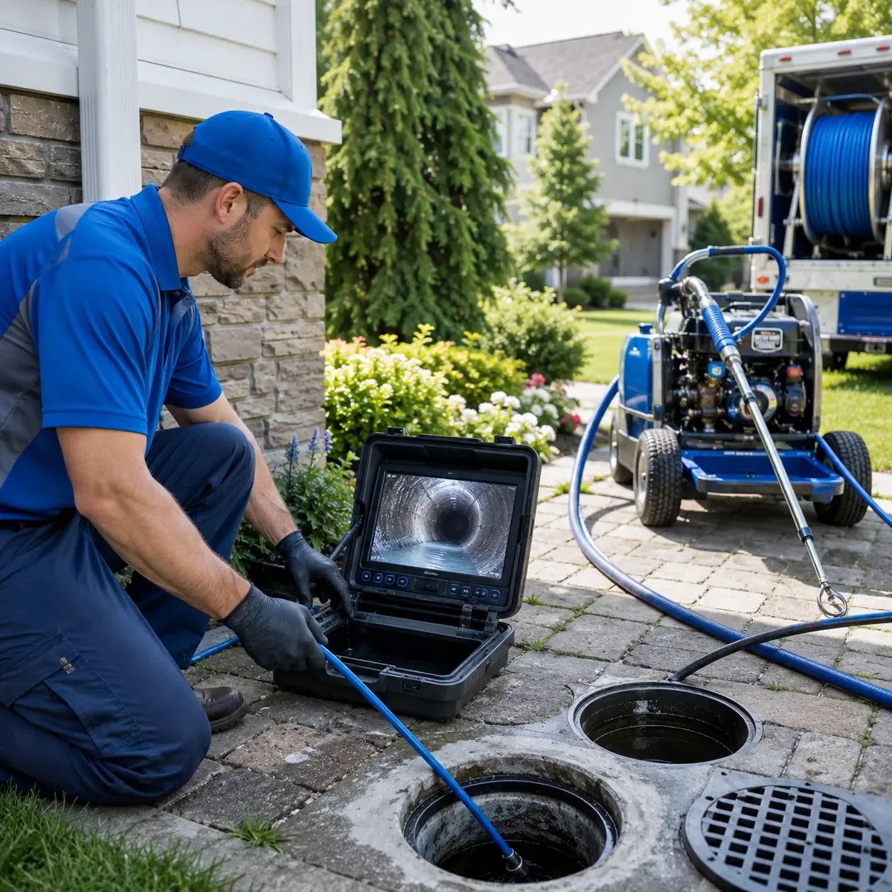 Outdoor drain cleaning professionals serving Hodges, AL