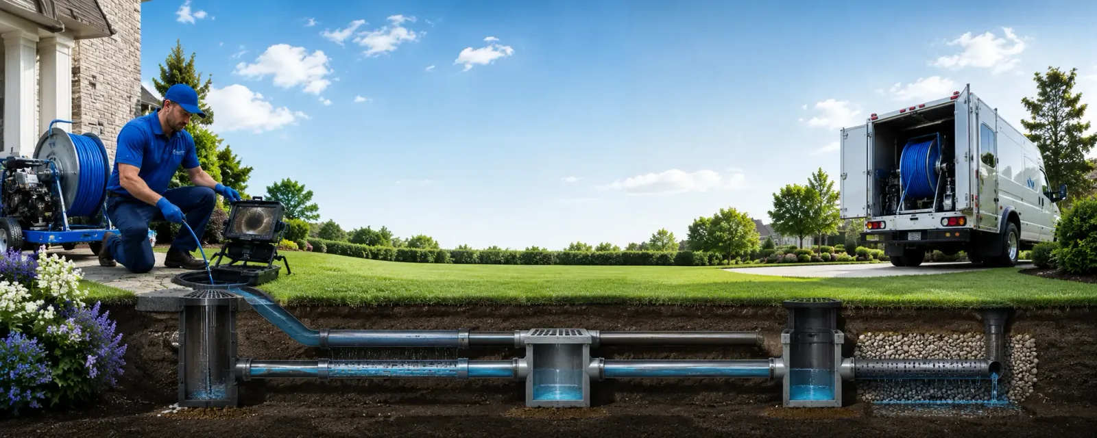Outdoor drain cleaning information for Hodges, AL